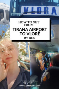 How to get from Tirana Airport to Vlorë by Bus