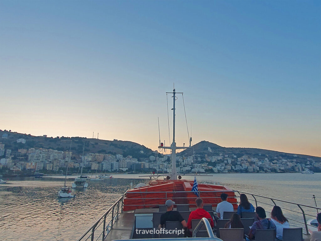 Ferry journey from Saranda to Corfu - traveloffscript
