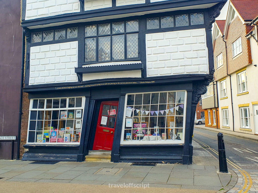 Crooked Bookshop Canterbury - traveloffscript