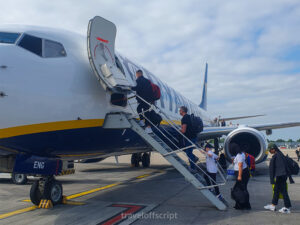 Flying with budget airline - ryanair
