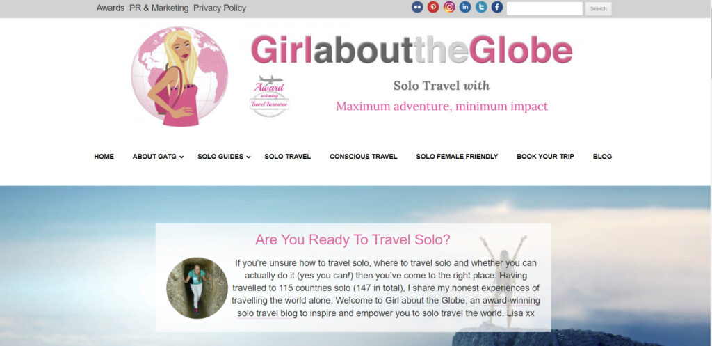Girl about the Globe