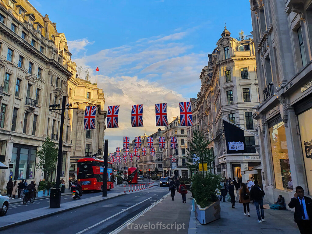 London Oxford Street - traveloffscript