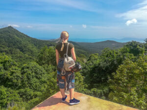 Looking over the thai jungle