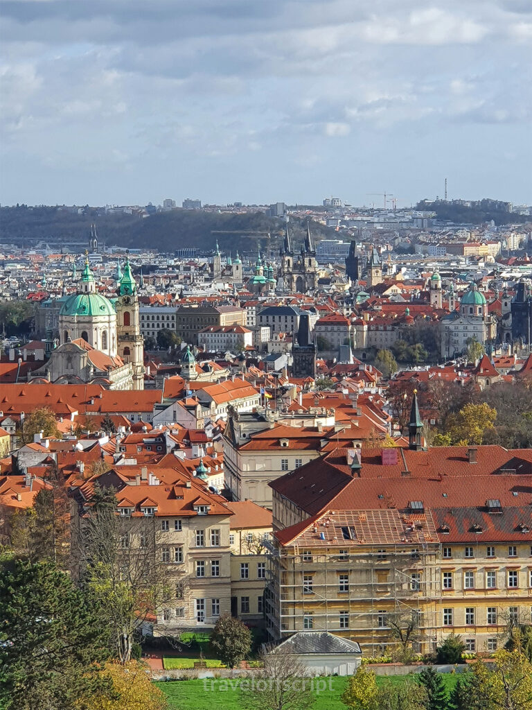 Prague in October city view - traveloffscript