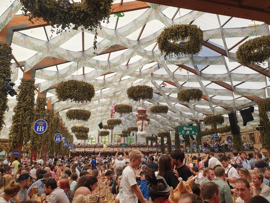 Oktoberfest Beer Tent Munich