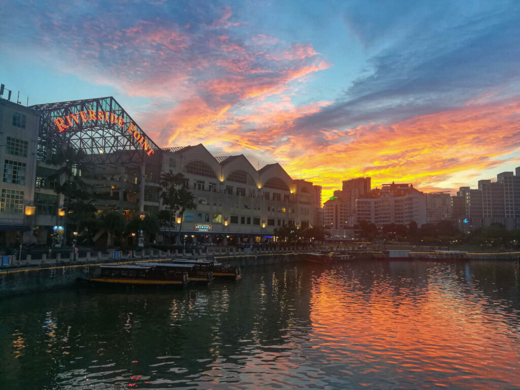 Clarke Quay Sunset Singapore