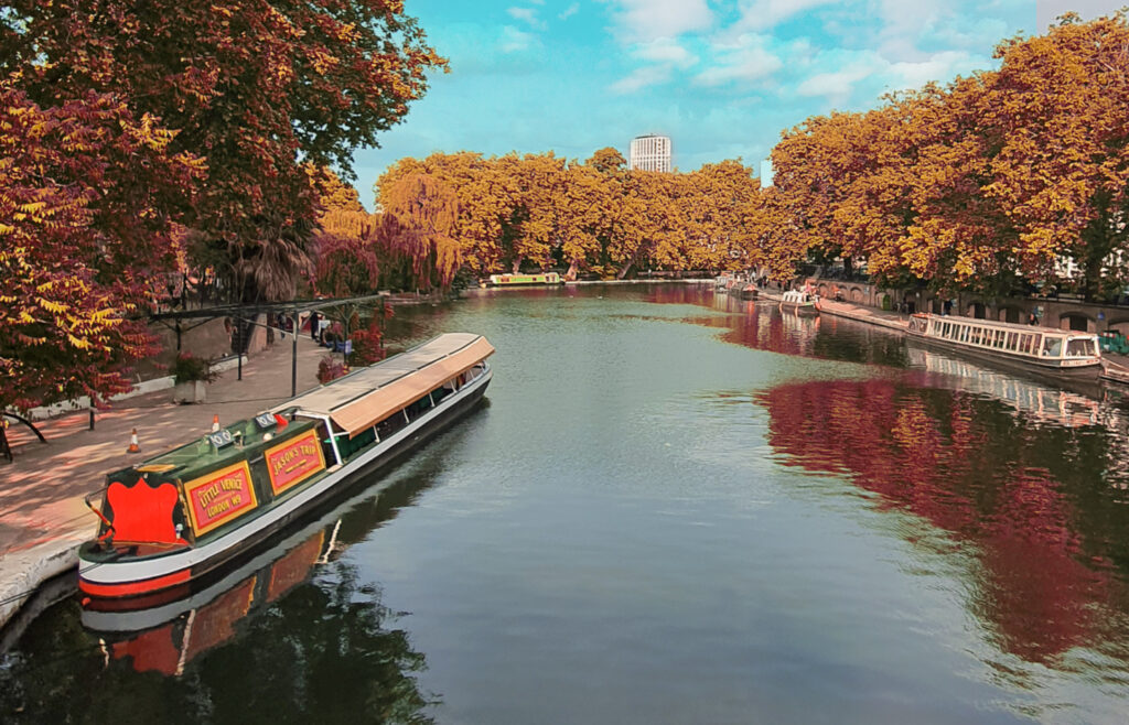 little venice london in autumn