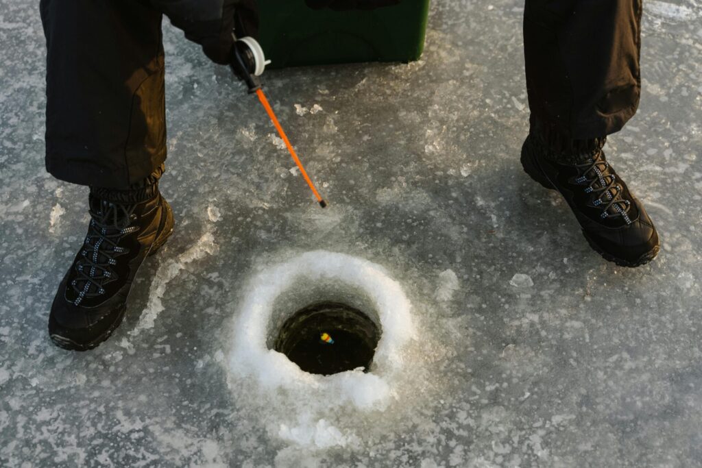 ice fishing in japan