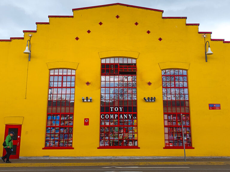 The colourful buildings of Granville Island