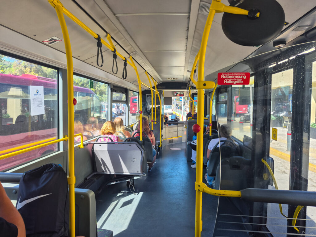 airport bus to rhodes