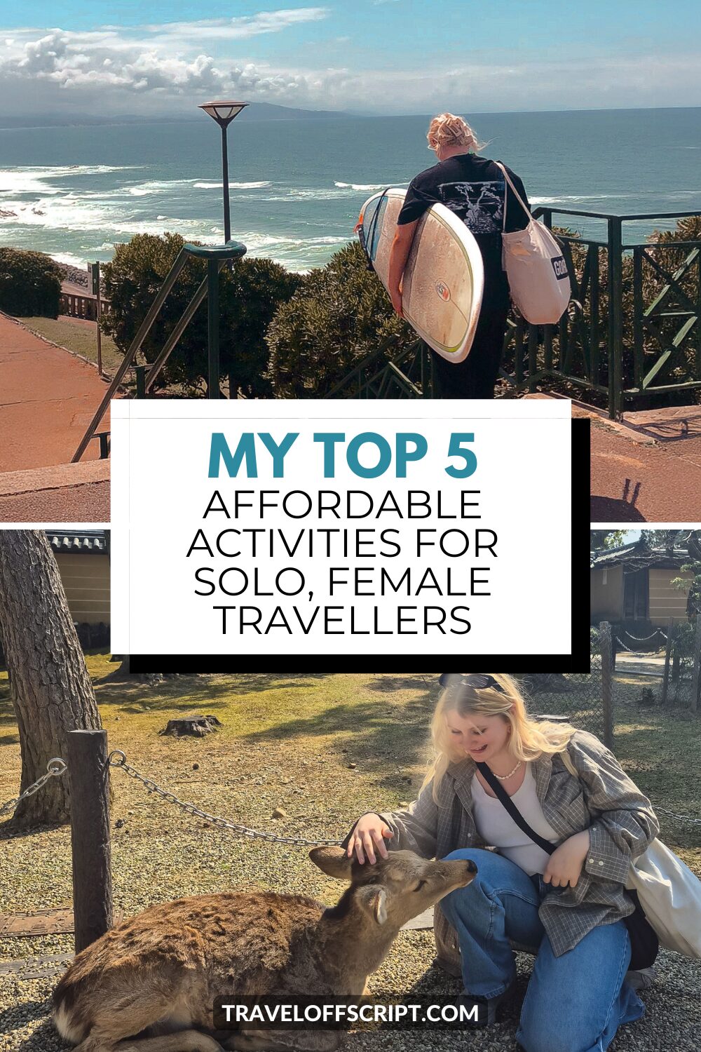 top 5 affordable activities for solo, female travellers - traveloffscript