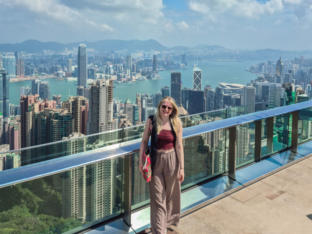 bell at sky terrace victoria peak hong kong