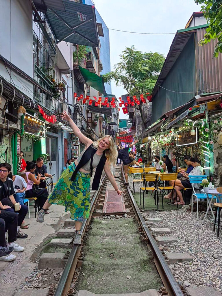 hanoi train street bell