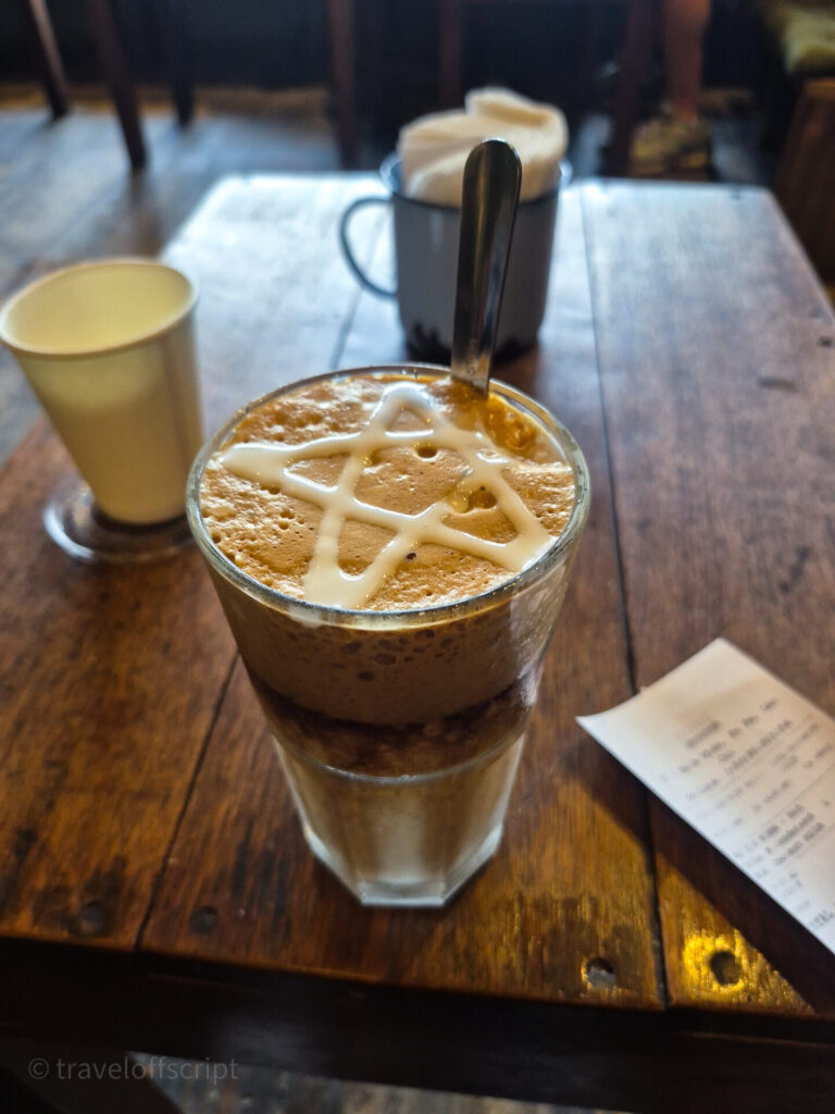 sapa iced coconut coffee