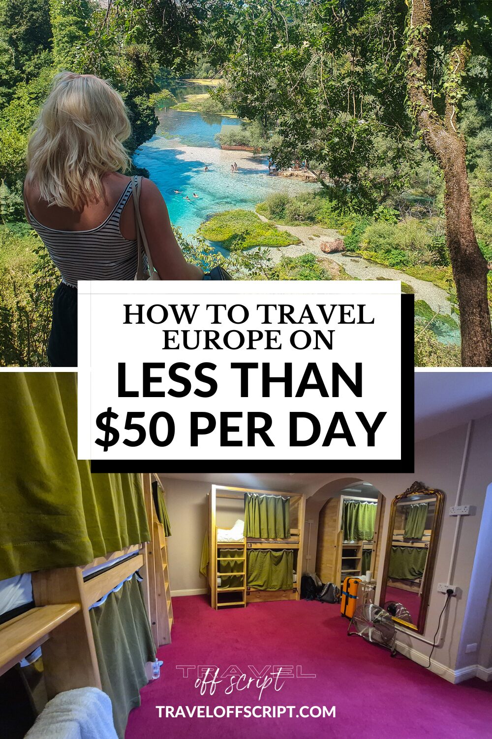 how to travel europe on less than $50 per day