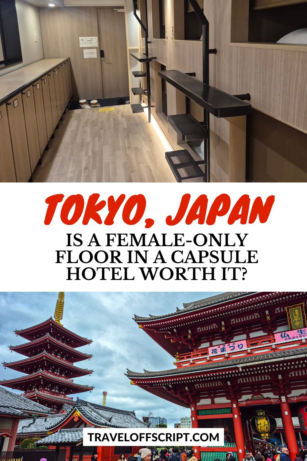 Staying in a Tokyo Capsule Hotel Are Female-Only Floors Worth the Extra Yen