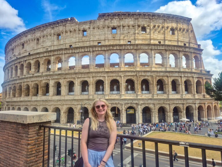 bell at colosseum rome