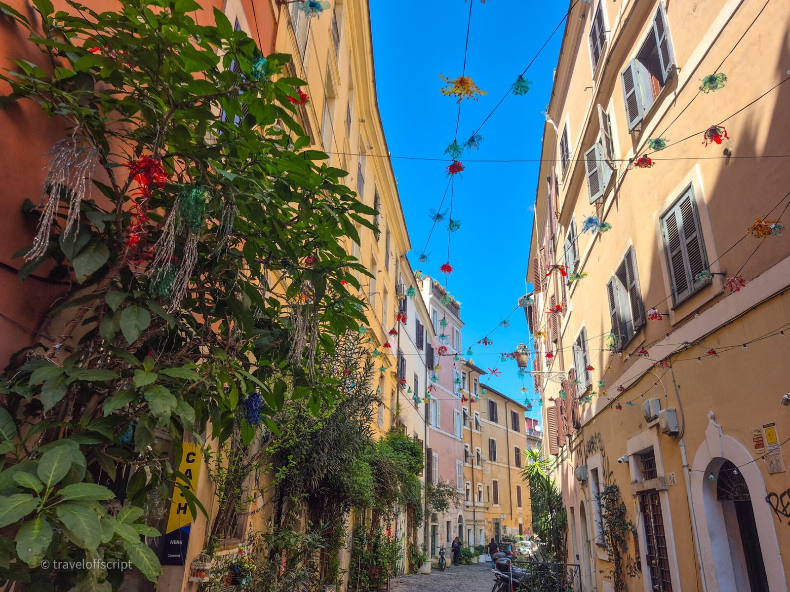 trastevere streets rome
