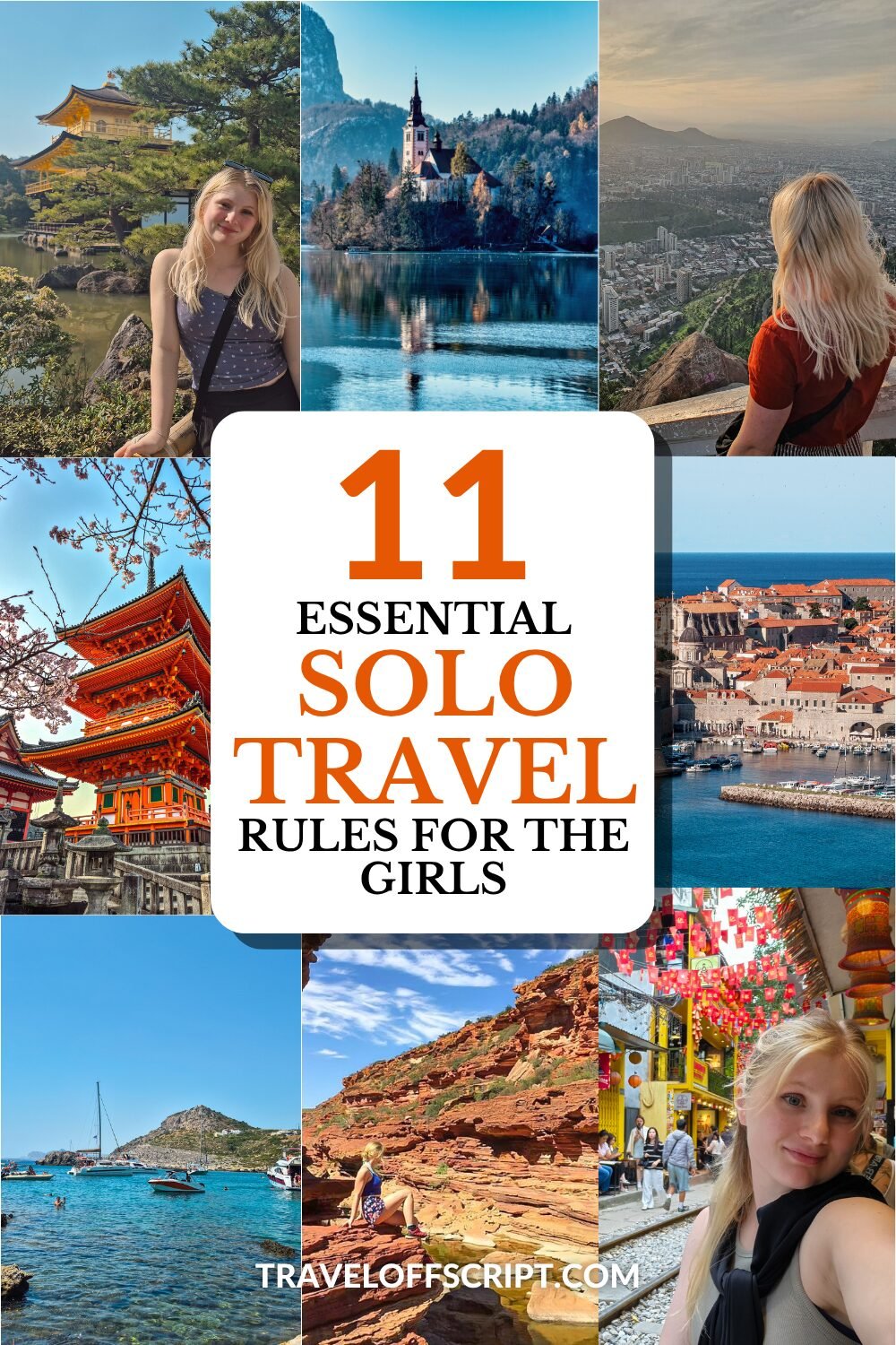 essential safety rules for solo, female travellers