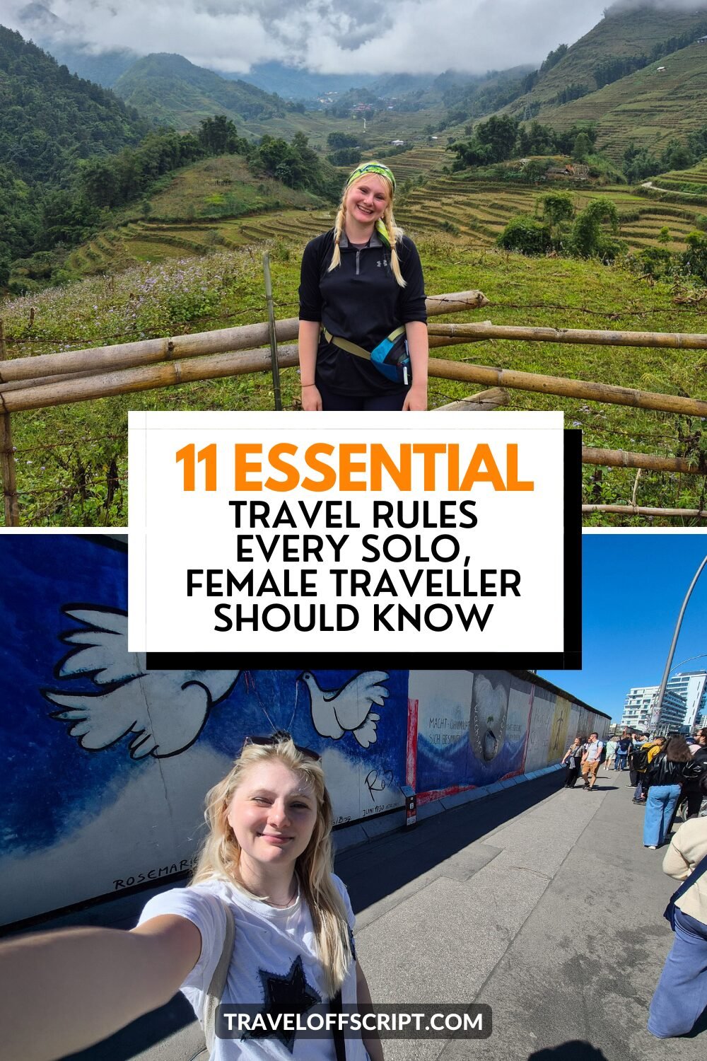 essential safety rules for solo, female travellers