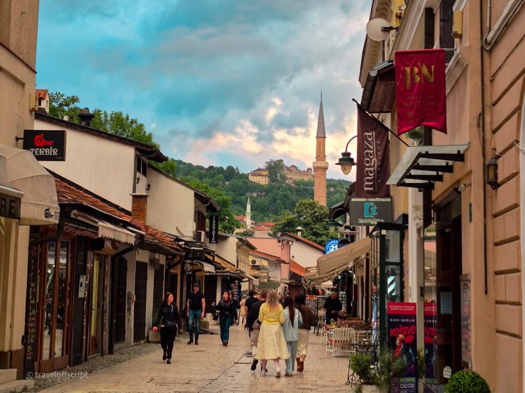 sarajevo shopping street