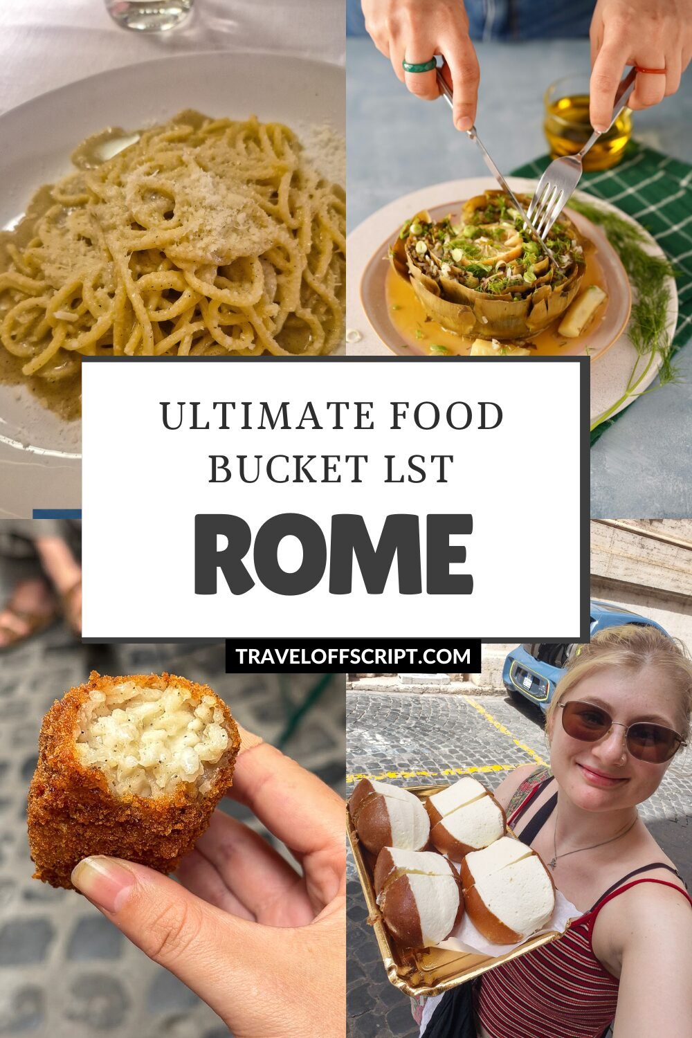 rome food bucketlist