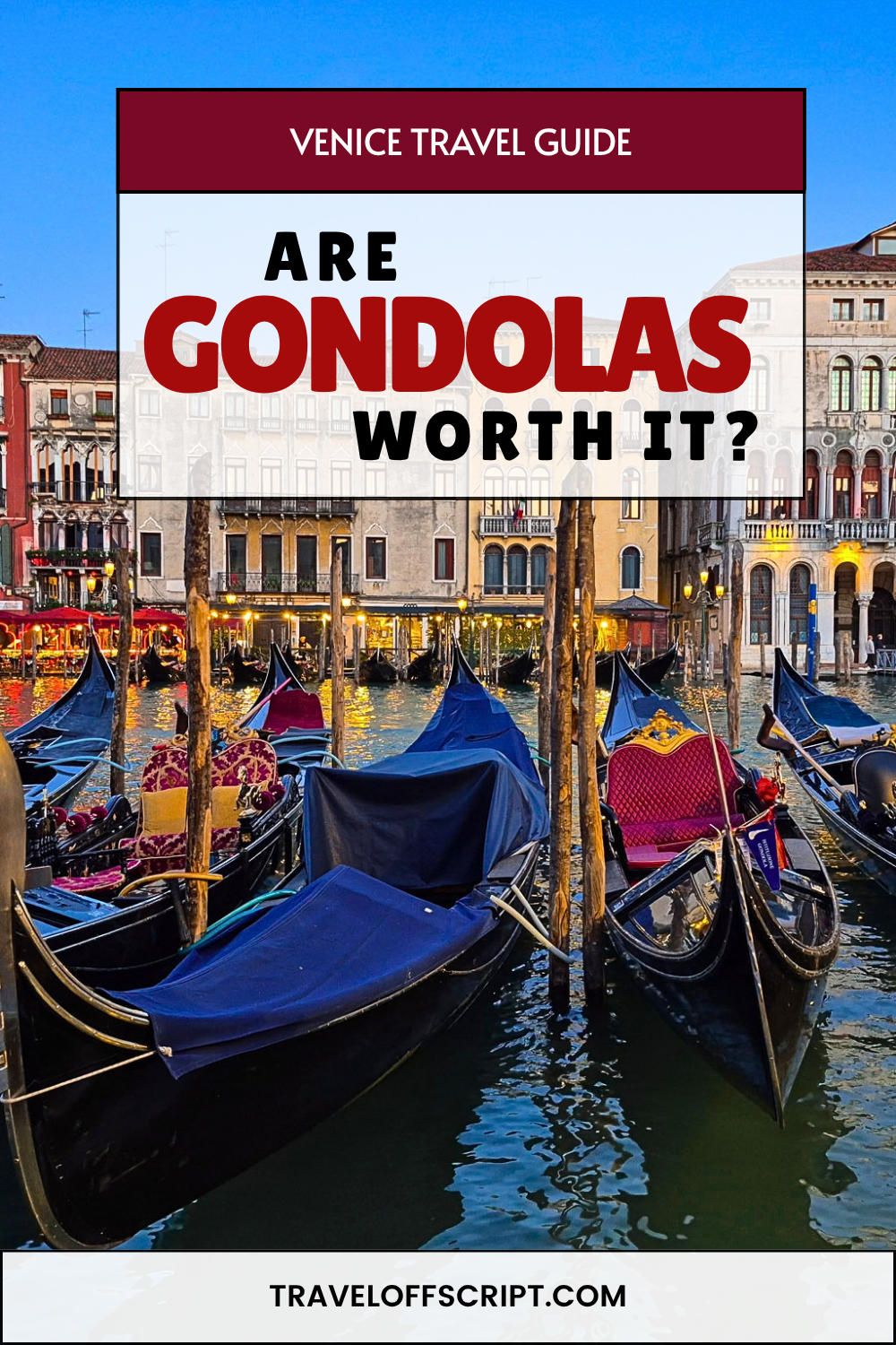 is a venice gondola ride worth it